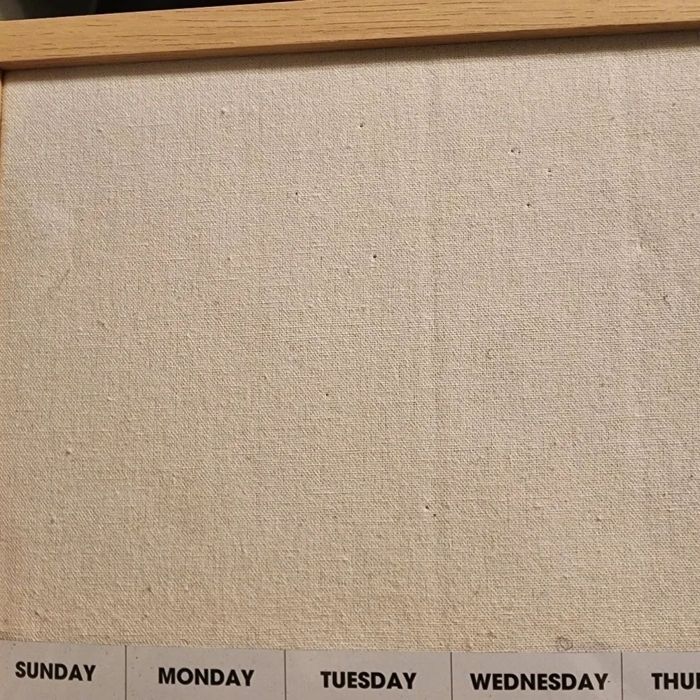 Dry Erase Bulletin Board Weekly Calendar